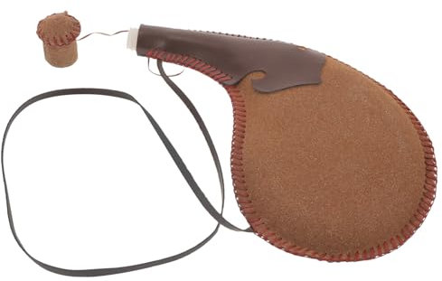 Luxshiny Vintage Wassersack Aus Leder Tragbare Wasserflasche Im Antiken Stil Für Camping Wandern Outdoor-aktivitäten Leicht Zur Aufbewahrung Von Getränken Als Für Freunde Und Familie