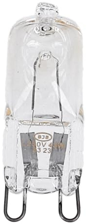 LPPP Halogenlampe G9 43W 230V kompatibel mit Whirlpool C00861224 Backofen | Backofenlampe für Bauknecht Indesit Ariston, Ersatz für C00314191, 481010391431, Herd, transparent, Ersatzlampe, 39x13x12 mm