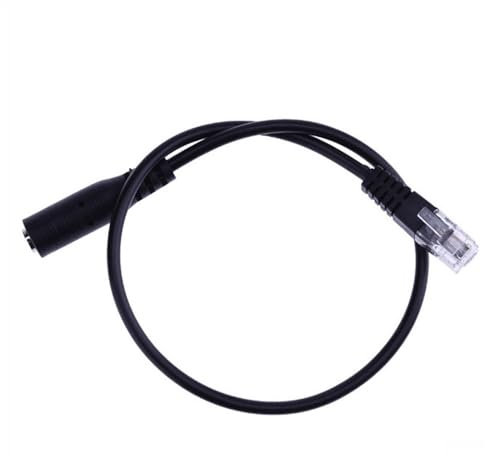 Adattatore Per Cuffia Per Telefono, Adattatore Jack Per Telefono Fisso Da 3,5 Mm | Cavo Adattatore Da RJ9 A 3,5 Mm | Convertitore Per Auricolari Con Testa Rotonda E Interfaccia Con Testa In