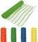 Plastic Mesh Fencing 1m x 50m - Temporary Safety Fence for Construction, Work Sites, Garden, Pet Barriers, and Events in Orange, Yellow, Green, Blue (Green)