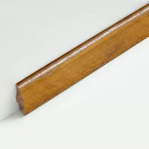 Wooden T Molding Trim Floor Transition Strip,Flooring Gaps Divider Strip Flat Cinch Seam Cover,Solid Wood Doorway Edge Trim 35inch Long(Color:P)