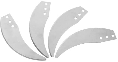 Toyvian 4 Cuchillas para Picadora de Carne Eléctrica de 3 Litros, Acero Inoxidable Grado Alimenticio, Repuesto para Cortadora de Carne y Verduras, Accesorio Compatible para Uso