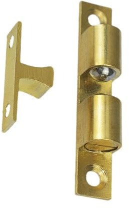 Doppelkugelsperre - Hardware für Halter, Kupferperlenmechanismus | Einstellbarer Kleiderschrank Schublade Schließsystem Badezimmer Schlafzimmer Sichere Passform Haltbare Hausverbesserung Verwendung