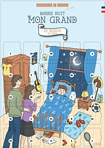 Veranstaltungskalender Kalender für Jungen vor oder nach dem Geburtstag25 Geburtstagskalender für Kinder von 2 bis 10 JahrenPersonalisierter GeburtstagskalenderOhne Schokolade und ohne GegenständeFRA