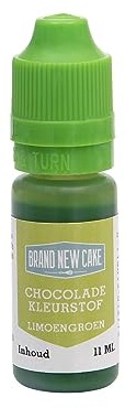 BrandNewCake® Colorante Alimentare per Cioccolato Verde Lime 11ml - Colorante Edibile per Dolci e Cioccolato - Perfetto per Decorazioni e Cottura