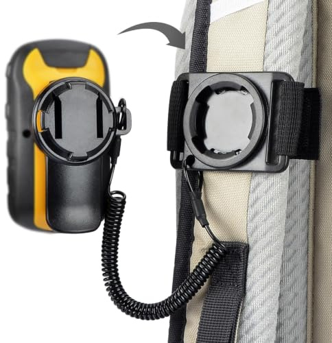 Healvaluefit Cinghia per zaino per dispositivi GPS portatili Garmin, accessorio per zaino da trekking per dispositivi Garmin inReach eTrex GPSMAP Oregon Alpha Rino, ideale per escursioni e mani libere