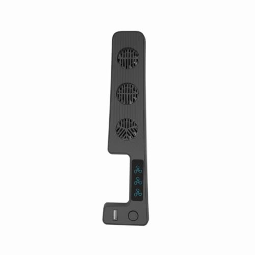 Ventilateur de refroidissement pour PS5 Slim Gaming Console, Refroidisseur avec 3 vitesses de ventilateur (Noir)