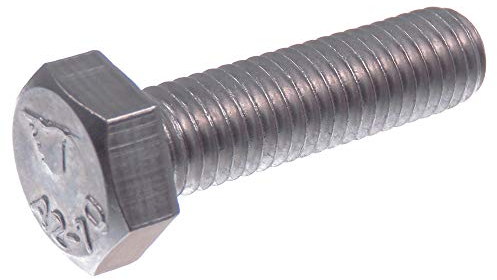 SECCARO Sechskantschraube M14 x 40 mm, Edelstahl V2A VA A2, DIN 933 / ISO 4017, Außensechskant, 20 Stück