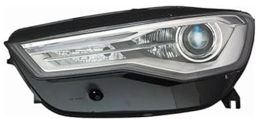 EDA PREMIUM auto Scheinwerfer Links 4G0941005F passend für 4udi A6 4G/C7 2011-2014, elektrisch, mit Motor, D5S, H7, PWY24W, ECE, ohne Gasentladungslampe, ohne Steuergerät für Xenon