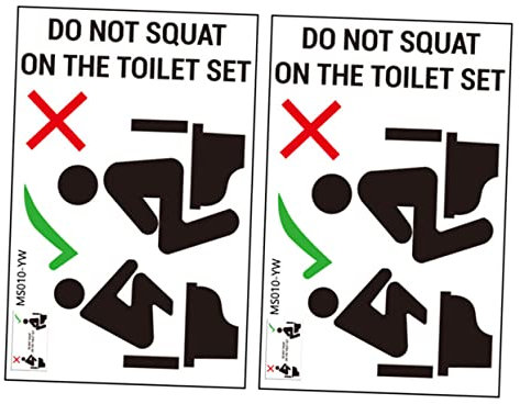 Anneome 2fogli Adesivi Decorativi Per Per Rimovibili e Facili Applicarperfetti Come Decorazioni Per Educatamente Gli Ospiti