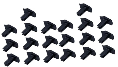 Hoement 20stücke Teleskopleiter Schalter Knöpfe Ersatzteile Für Aluminium-teleskopleitern Schwarz Mit Hitzebeständigem Langlebigem Für Praktische Anwendungen