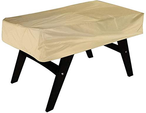 OKJHFD Pool Table Covers,Light Weight Farbric Billiard Table Covers,Billiard Dust Proof Protective Cover Garden Furniture Cover Accessories 142x1x38cm (Beige)
