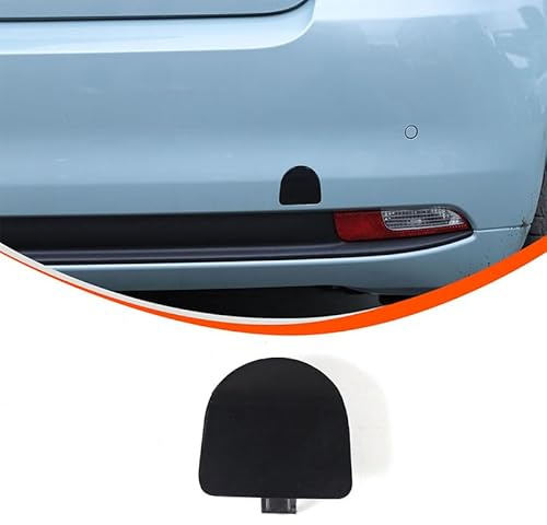 Copertura per gancio di traino per auto, adatta per F@iat 500 2016-2024, copertura per rimorchio posteriore per F@iat 500, gancio di traino, accessorio esterno per auto