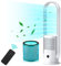 Ultty Bladeless Tower Fan, Bladeless Fan with Air Purifier, Ultra Queit with Remote, Touch, Timer, HEPA Filter, 80cm Oscillating 9 Speeds, 3 Modes, CR022D White