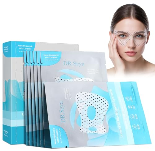 Augenpads gegen Augenringe - Bio-Magnetic Augenpads mit Hyaluronsäure & Kollagen, Tränensäcke & Falten - Kühlende Hydrogel-Augenmaske für strahlende und straffe Haut - Geschenkidee für Frauen