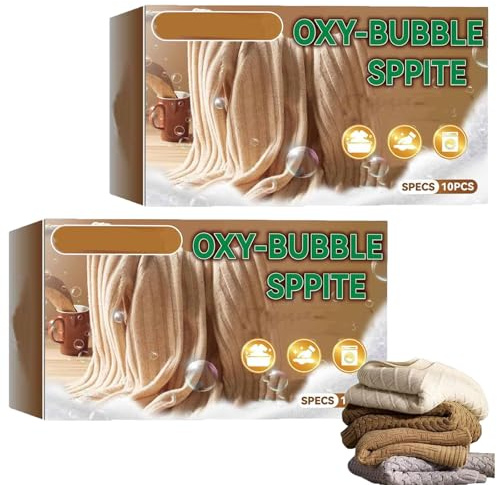 Comprimés Sweater Revive - Anti-rétrécissement, restaure la douceur et préserve les couleurs, comprimés effervescents anti-statiques pour pulls en laine et tricots, restaure la forme (2Box)