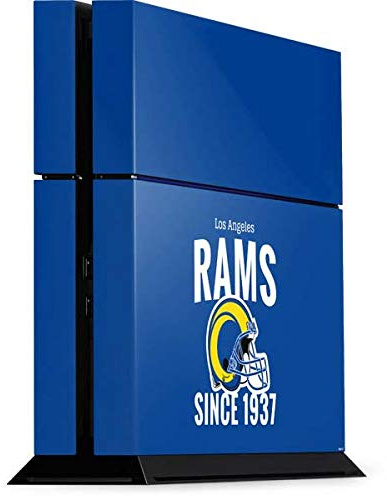 Skinit Decal Gaming Skin Compatible with PS4 Console - Officially Licensed NFL Los Angeles Rams Helmet Design