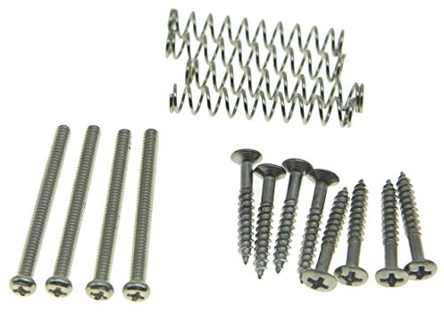 Kaish Schrauben-Set für Montage von Humbucker Tonabnehmer. USA/Imperial Thread nickel