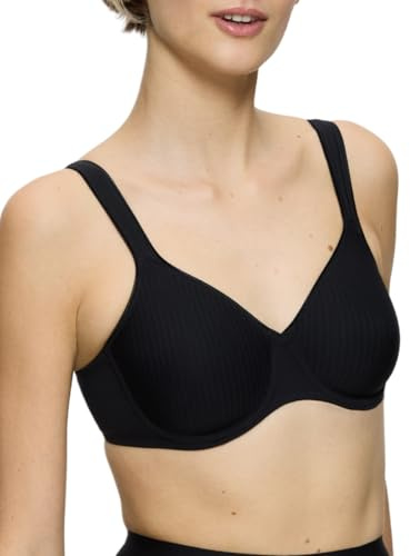 Triumph Modern Soft+Cotton W Klassisk bygel-bh, svart, 75B