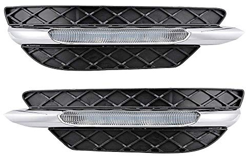 REFURBISHHOUSE Kit luci diurne giornaliere Kit luci di Marcia Diurna a LED DRL Gruppo Ottico fendinebbia per Il 2012-2014 Mercedes-Benz W204 Classe C C250 C300 C350 2048803224 2048803324