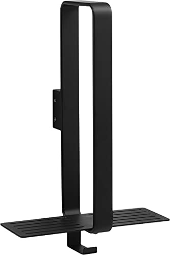 Cornat Handtuchhalter - Black-Edition - Zum Einhängen an Duschwänden & zur Wandmontage - Platz für bis zu 4 Handtücher - Mit integriertem Haken- Aus Edelstahl/ Handtuchregal / Handtuchablage / T319662 | Black-Edition – Zum Einhängen an Duschwänden und zur Wandmontage – Platz für bis zu 4 Handtücher – Mit integriertem Haken