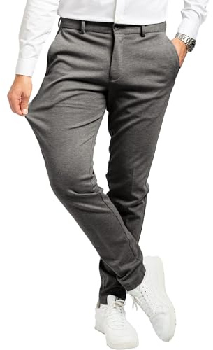 Performance Pants - Chinohose Herren Slim Fit Super Stretch - Anzughose Herren - Bequeme Stoffhose Business & Freizeit - Chino Hose Herren Elasthan Freizeithose Männer