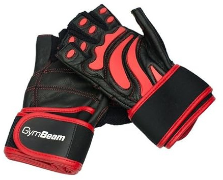 GymBeam Trainingshandschuhe Arnold für Männer & Frauen - Hochwertiges Rindsleder, schützt vor blauen Flecken und Schwielen, ergonomische Form, anatomisch geschnittene Fitnesshandschuhe