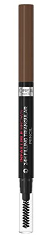 L'Oréal Paris Augenbrauenstift mit herausdrehbarer Dreiecksspitze für definierte und natürliche Augenbrauen, Infaillible Brows 24h Brow Filling Triangular Pencil, Nr. 5.23 Auburn