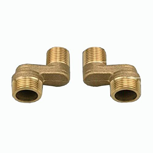 BiaoTeng Accesorios Grifo Lavabo BañO,Reductor Laton 3/4 A 1/2,Excentricas Grifo Cocina,Reduccion 3/4 A 1/2,Excentricas Grifo Ajustable,dorada A