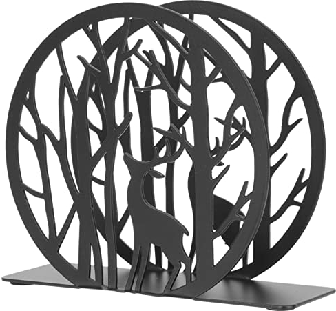 Cabilock Weihnachten Serviettenhalter Servietten Ständer mit Hirsch Servietten Rack Serviettenspender Tischtuchspender Freistehender Metall Serviettenständer für Zuhause