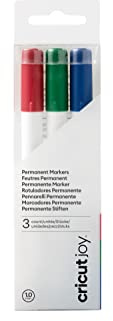 Cricut Joy Permanent Markers | Red, Green & Blue | 3-pack | For use with Joy