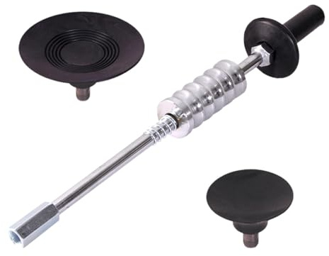 Marteau coulissant à ventouse, extracteur de bosses avec poignée en caoutchouc solide et contrôle manuel, kit d'outils de marteau coulissant à ventouse