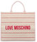 Love Moschino POLJC4239PP0MKO110AU, Borsa a Tracolla Donna, Cipria
