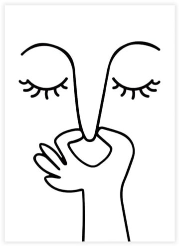 LunarCharm Badezimmer Deko WC Deko Bilder Poster Kunstdruck für Deine Wanddeko Witziger Poster, Ohne Rahmen - 20 X 30 cm