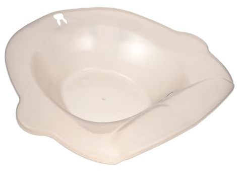 Healvian Sitzbadewanne Frauen Tragbar Sitzbad mit Toilettenfunktion Anatomisch Geformt Komfortabel für Dammbeschwerden und Postpartale Pflege
