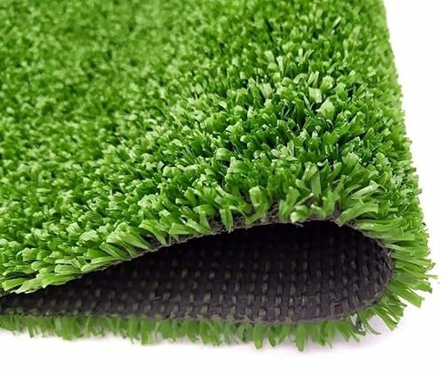 Generico Prato Sintetico 6/8mm Erba Finta Calpestabile per Terrazze, Balconi, Giardini, Aree Gioco e Bordi Piscina