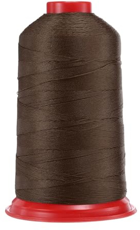 QUARKZMAN 1400 Yardas Hilo de Coser de Nylon Bondado Tamaño 420D/3 Marrón