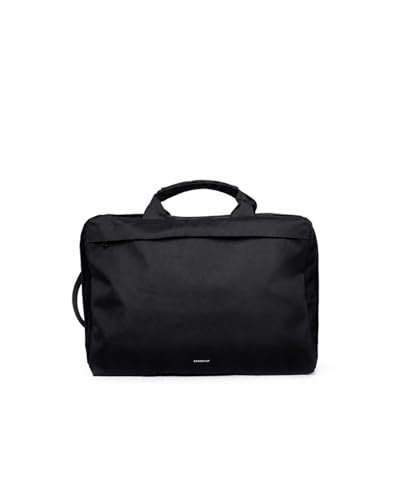 Sandqvist Go 3-Way Reseryggsäck Och Crossbody 29L Svart Med 16” Datorfack, Passar Som Handbagage, Vattenavvisande