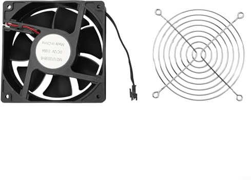 Pumixiy Ventilador de repuesto de 12 V para modelos digitales de parrilla de carbón y ahumador Masterbuilt Gravity Series 560 o 800 o 1050