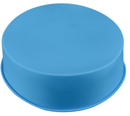 IWOWHERO Stampo per Torta in Silicone 3 Pezzi Set Stampi per Cupcake Rotondi 17 CM Teglie da Forno Antiaderenti per Dolci e Biscotti Uso Domestico e Professionale Colore Colore Casuale