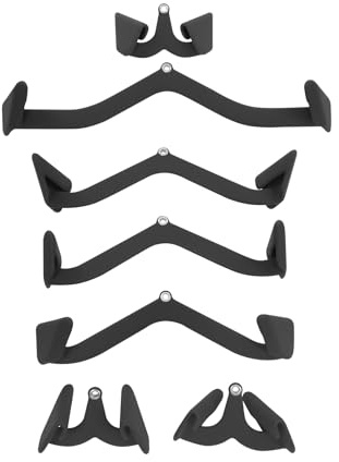 Latsdraghandtag set V-form och roddhandtag ergonomisk latsdragstång för ryggträning stabil pulldown fäste för träningsstation och hemträning
