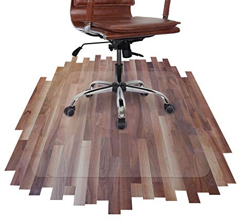 ETM®, Tappetino Protettivo per Pavimento, Trasparente, 100x114 cm, TÜV, per Laminato, parquet, Piastrelle e Pavimenti duri