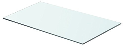 Festnight Ersatzteile Glas Regalboden Glasboden Einlegeboden Max. Tragf?higkeit 15 kg 60 x 30 cm Transparent