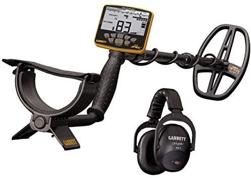 Spaceshop Metalldetektor Garrett Apex Wireless Multifrequenz Simultane Gold Münzen