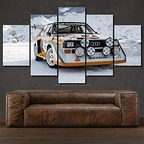 YUANJUN Wanddekoration Design Wandbild 5 Teilig Premium Poster Stilvolles Set Mit Passenden Bilder Als Wohnzimmer Deko Bilderrahmen Leinwandbild S1 Quattro