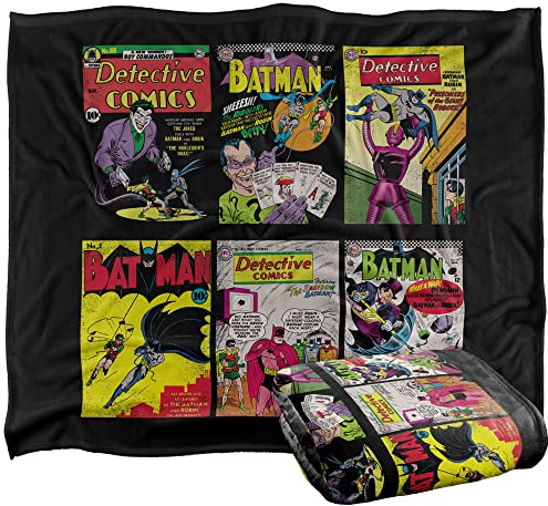 Batman Bm Covers Plaid ultra doux au toucher soyeux – 152 x 127 cm