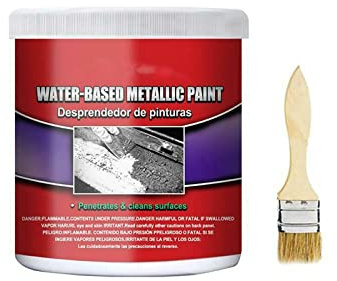 Nihexo 100ML Water-Based Metal Rust Remover, Chassis Rust Converter, Multi Purpose Anti-Rust Rust Remover Repair Protect, Maintenance Cleaning Rust Dissolver for Car, SUV, Truck, with Brush (1Pcs)
