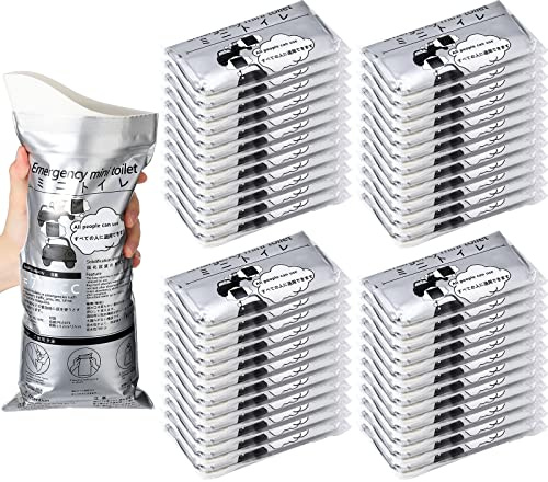 Nuogo 50 Pcs Disposable Urinal Bags, Portable Pee Bags for Travel Women Men, 700/800/900ml Emergency Urinal Bag and Vomit Bag for Patients Camping Hiking Traffic Jam(Classic,700 ml)