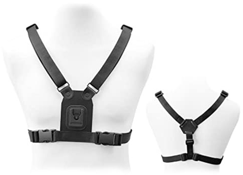 Recall Harnais de poitrine Peter Jones Klick Fast avec sangle frontale réglable en cuir pour appareil photo