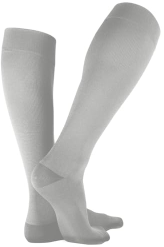 Bauerfeind VenoTrain Business AD CCL2 foot long Kompressionsstrümpfe L plus grau long